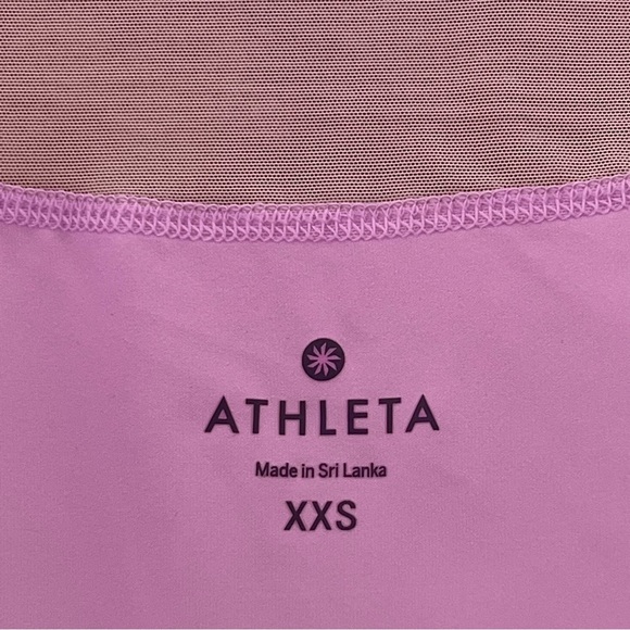 Athleta unstinkable mesh back tank top lavender purple NWT Sz.XXS - Picture 5 of 6